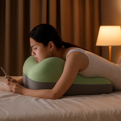 FUTARI Pillow™｜ふたりの夜に、彼女のための低反発サポート枕